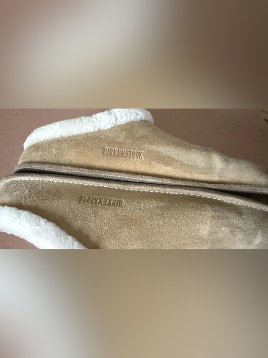 Birkenstock Zermatt Premium Clogs Slippers Shearling Size 42/ M9 /L11 Mink Suede main image 13